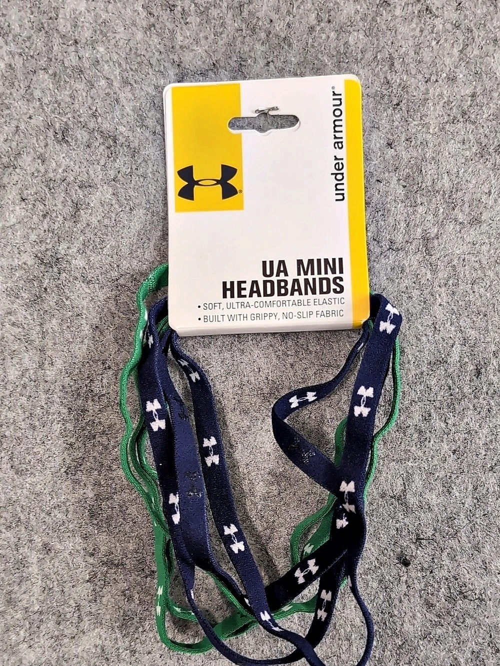 Under Armour UA Mini Headbands 6-Pack Blue & Green NWT